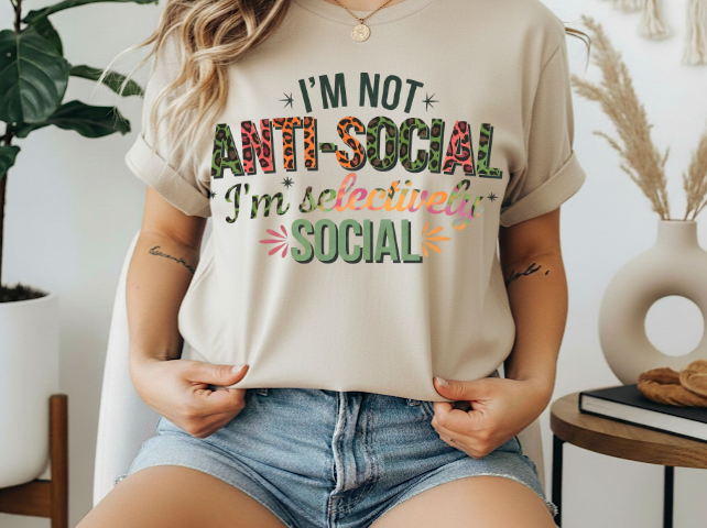 I’m selectively social