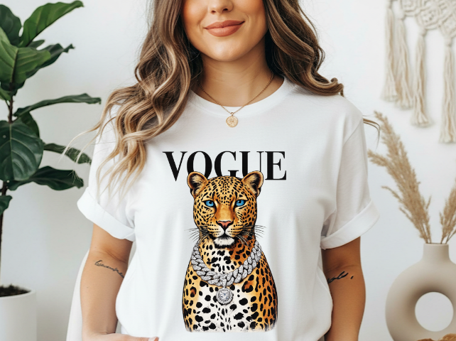 Vogue cheetah bling