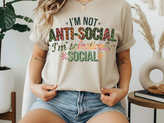 I’m selectively social