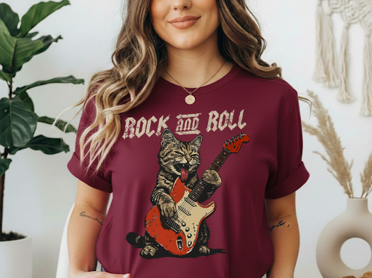 Rock and roll cat