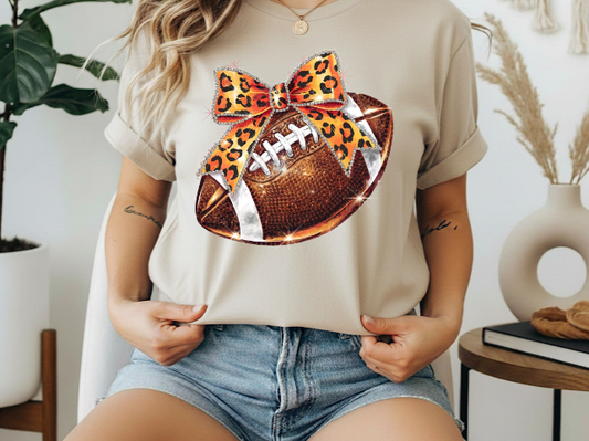 Football cheetah bow