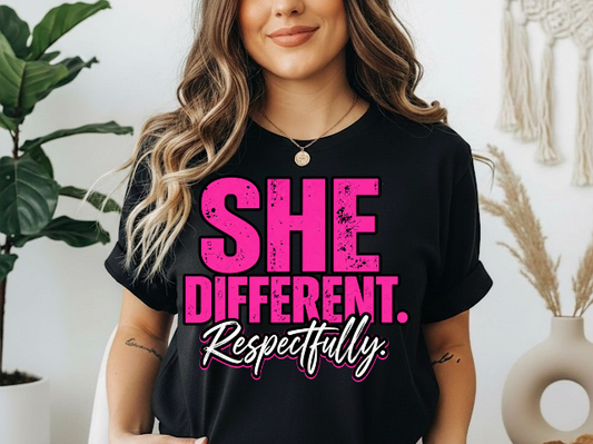 She different