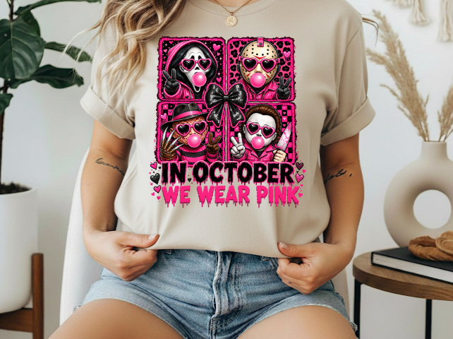 In October we wear pink