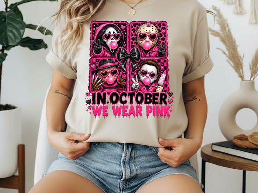 In October we wear pink